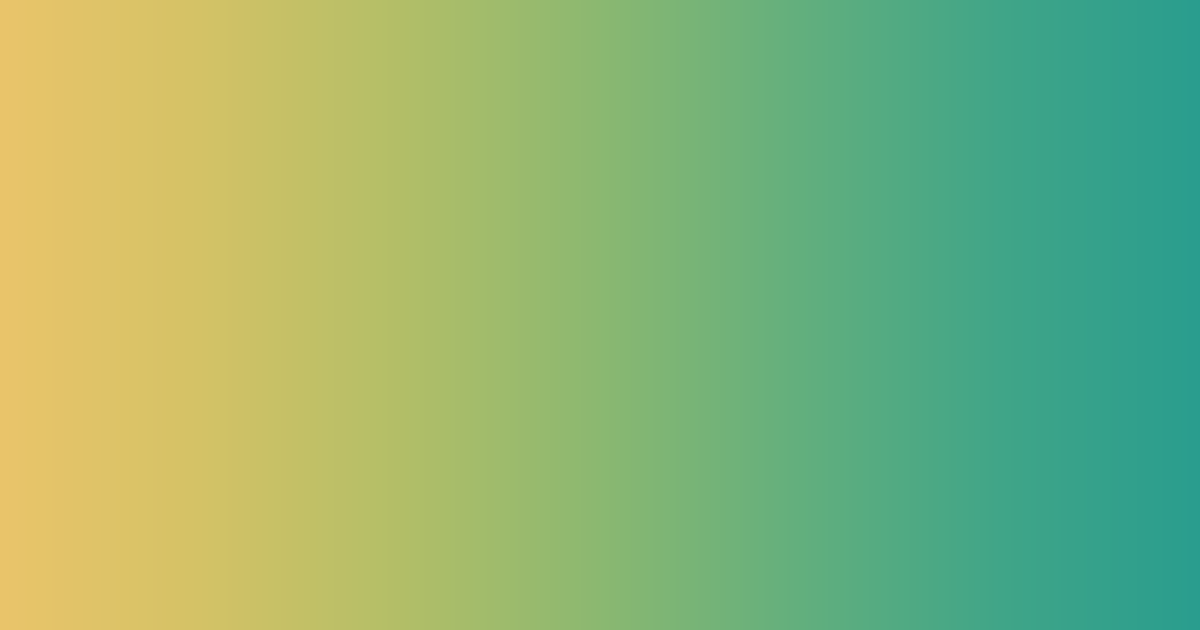 Tritone tan, green and teal color palette