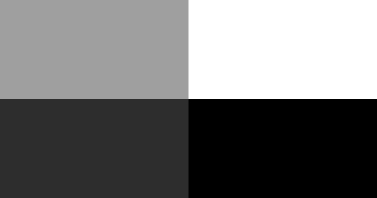 Palet warna Hitam, abu-abu, dan putih