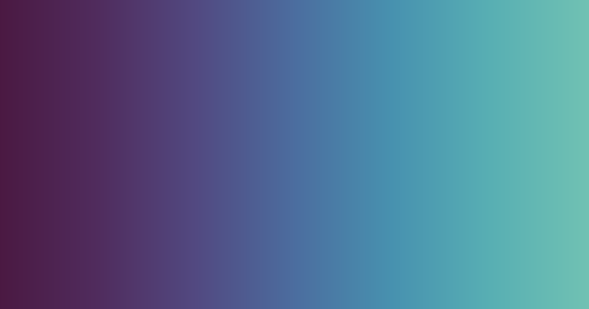 Tritone purple, blue and teal color palette