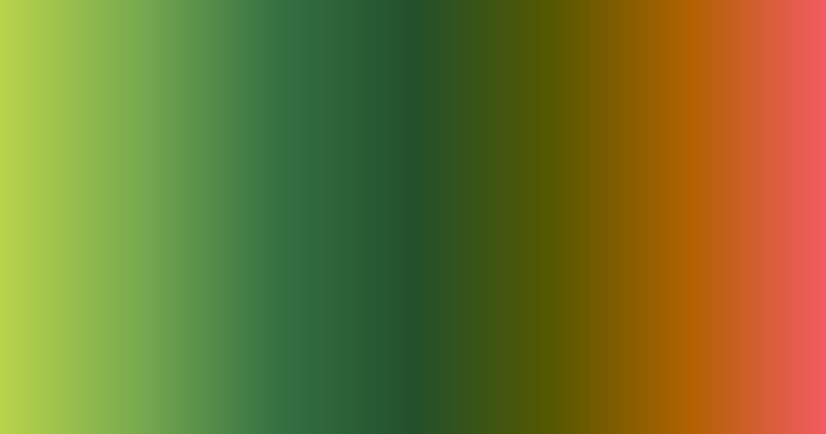 Vivid green, olive and salmon color palette