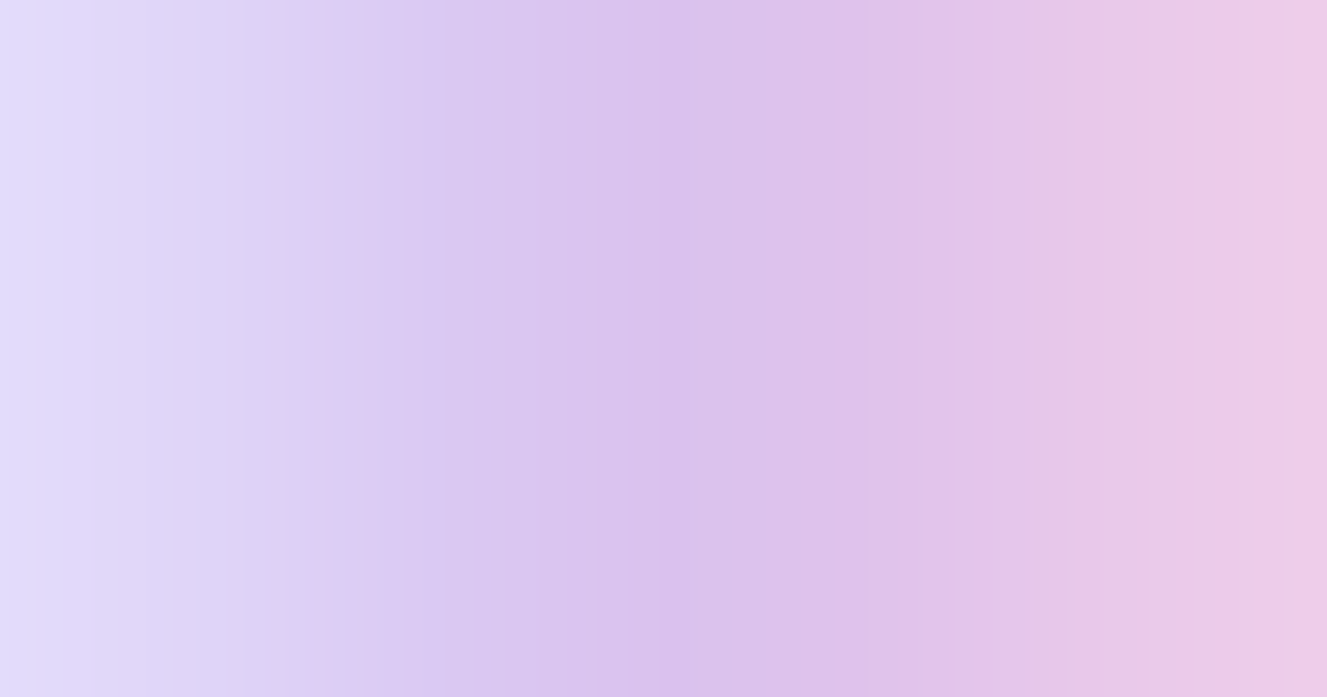 Pastel monochrome lavender color palette