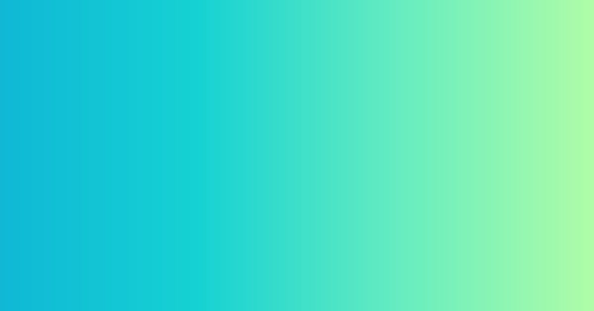 Pastel analogous green, teal and blue color palette