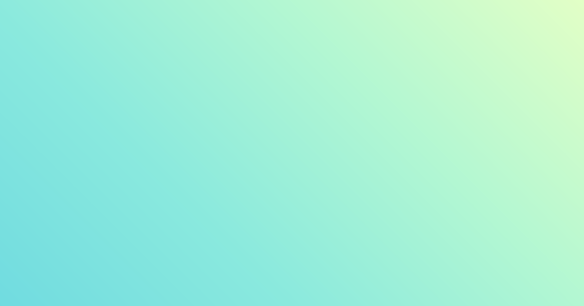 Pastel analogous green to blue color palette
