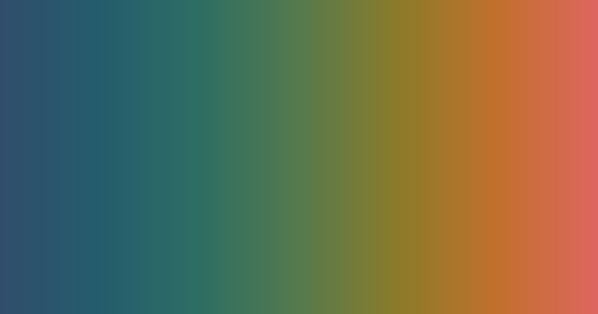 Blue, green and salmon color palette