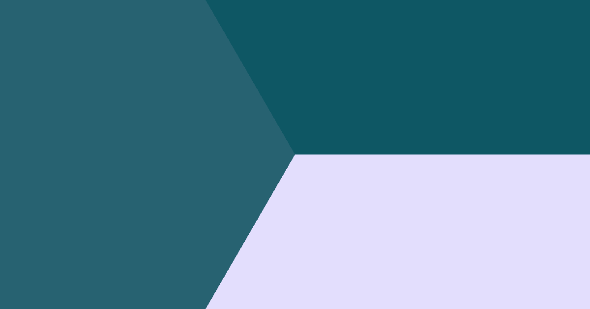 Analogous teal and lavender color palette