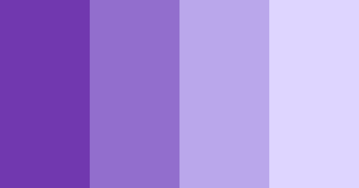 พาเลตต์สีม่วงและลาเวนเดอร์ (สีเดียว)