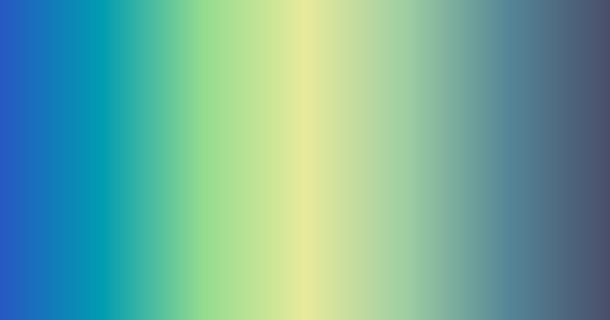 Tritone blue, teal and light green color palette