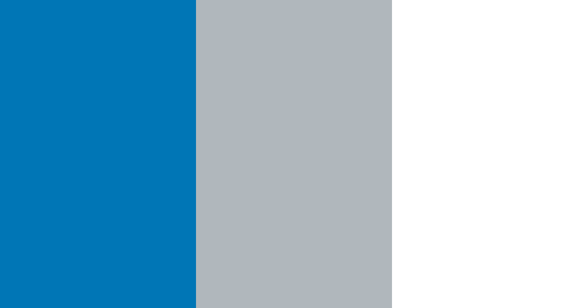 Monochrome blue, gray and white color palette