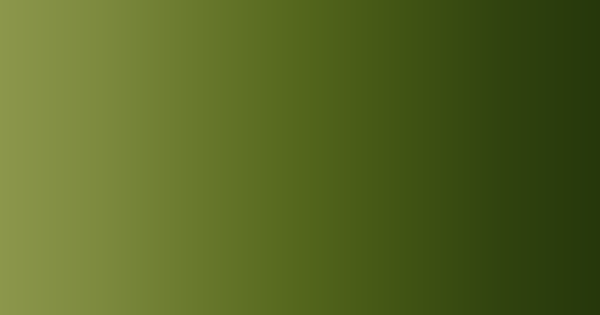 Analogous olive to dark green color palette