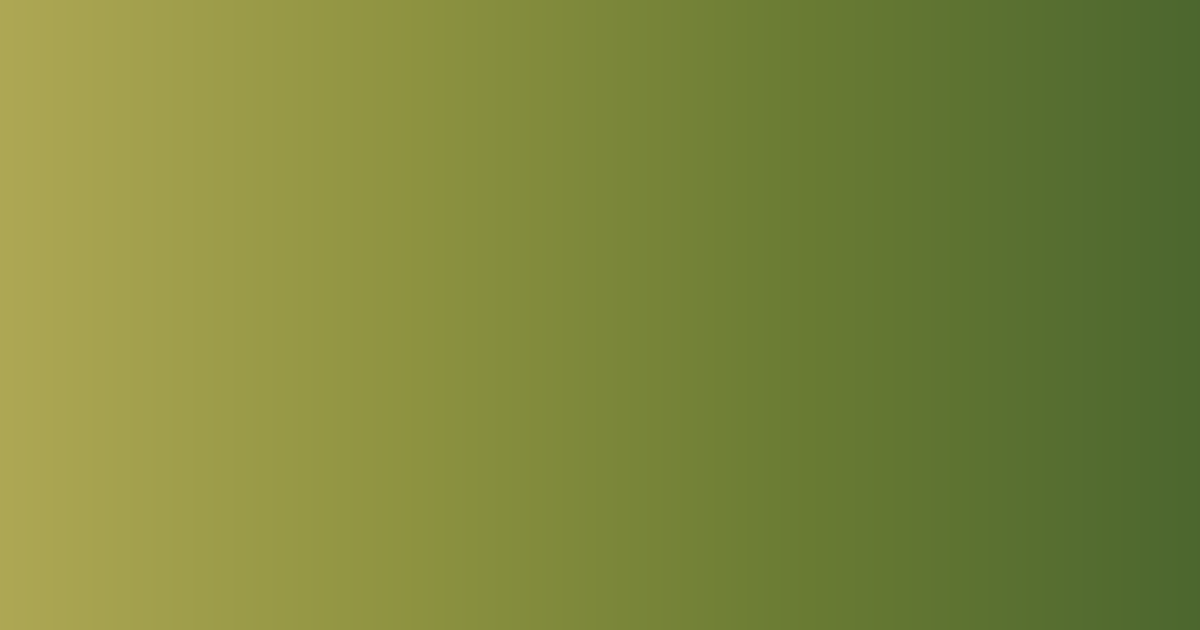 Analogous olive to green color palette
