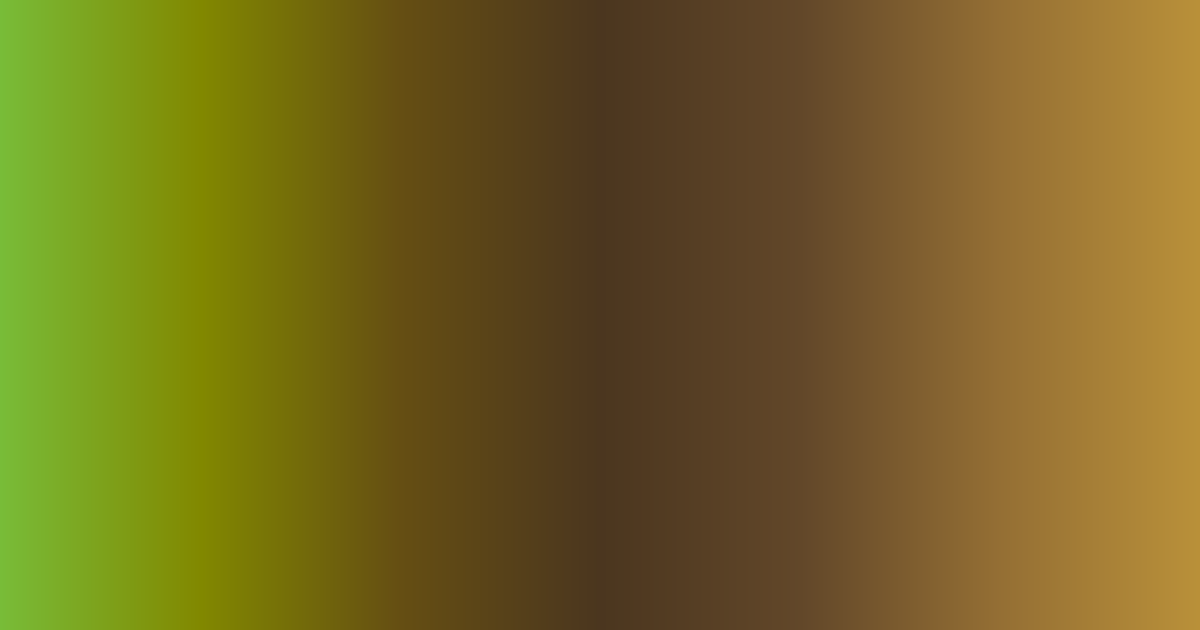 Vert, vert olive et marron (analogues) aux tons vifs, palette de couleurs