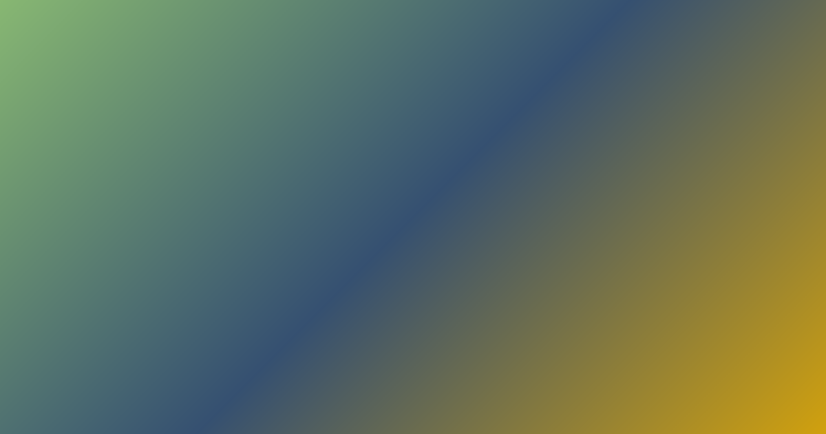 Green, teal, blue and mustard color palette