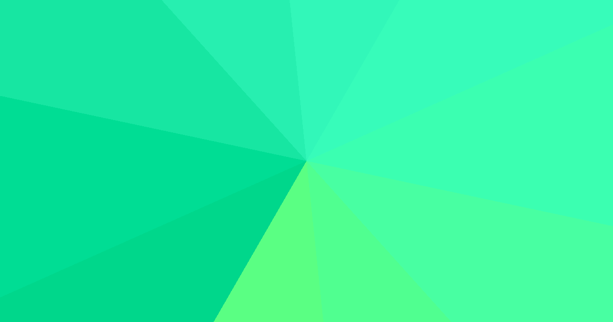 Neon analogous green and teal color palette
