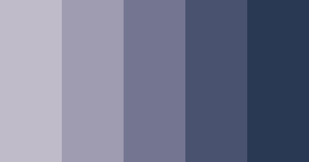 Monochrome gray and navy color palette
