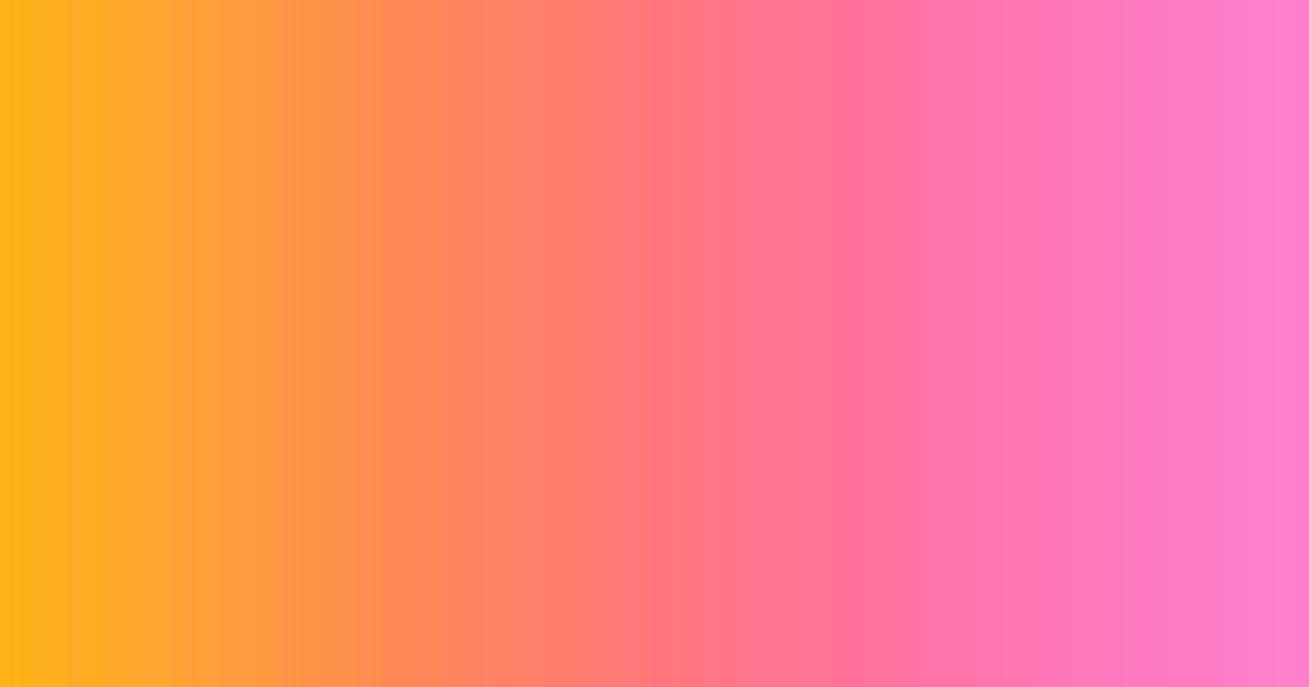 Farbpalette Zweifarbiges Orange bis Rosa in Neon