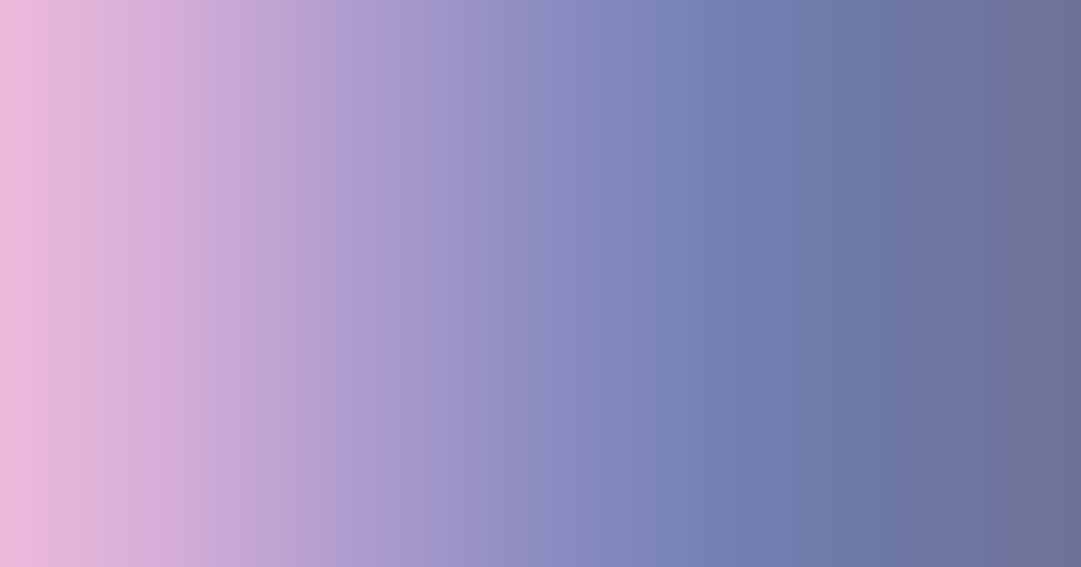 Rose, lavande et bleu aux tons éteints, palette de couleurs