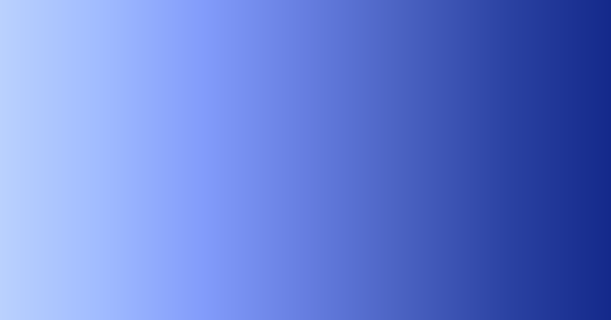 Monochrome light blue to blue color palette