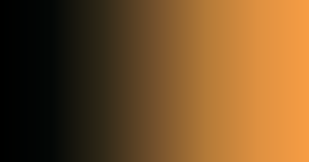 Noir, marron et orange (analogues), palette de couleurs