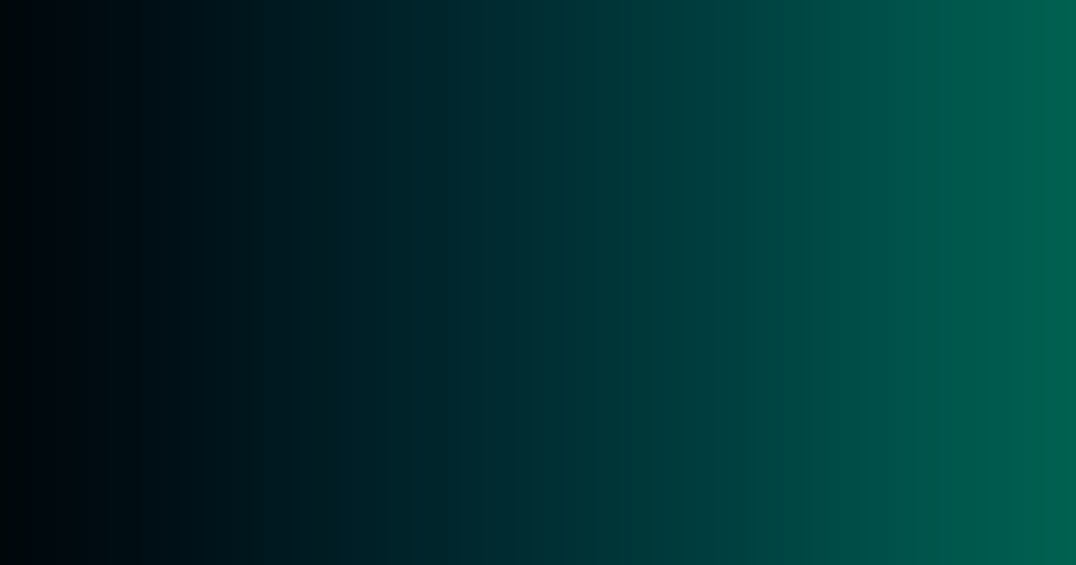 Black to teal color palette