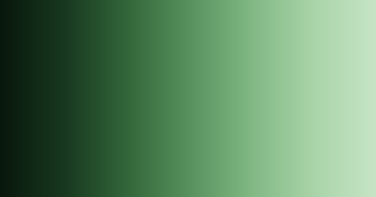Monochrome black to light green color palette