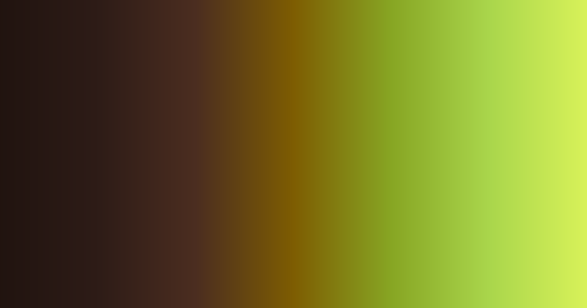 Negro, marrón, verde y amarillo: paleta de colores