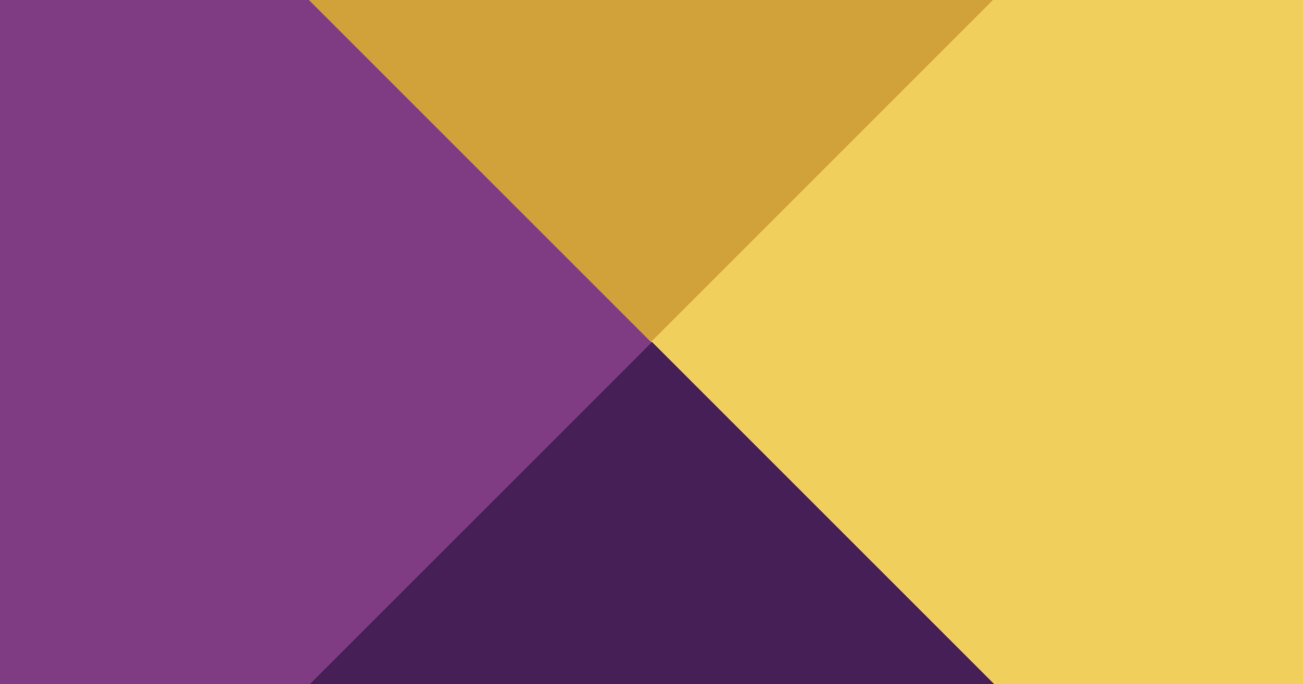 Purple, orange and yellow color palette
