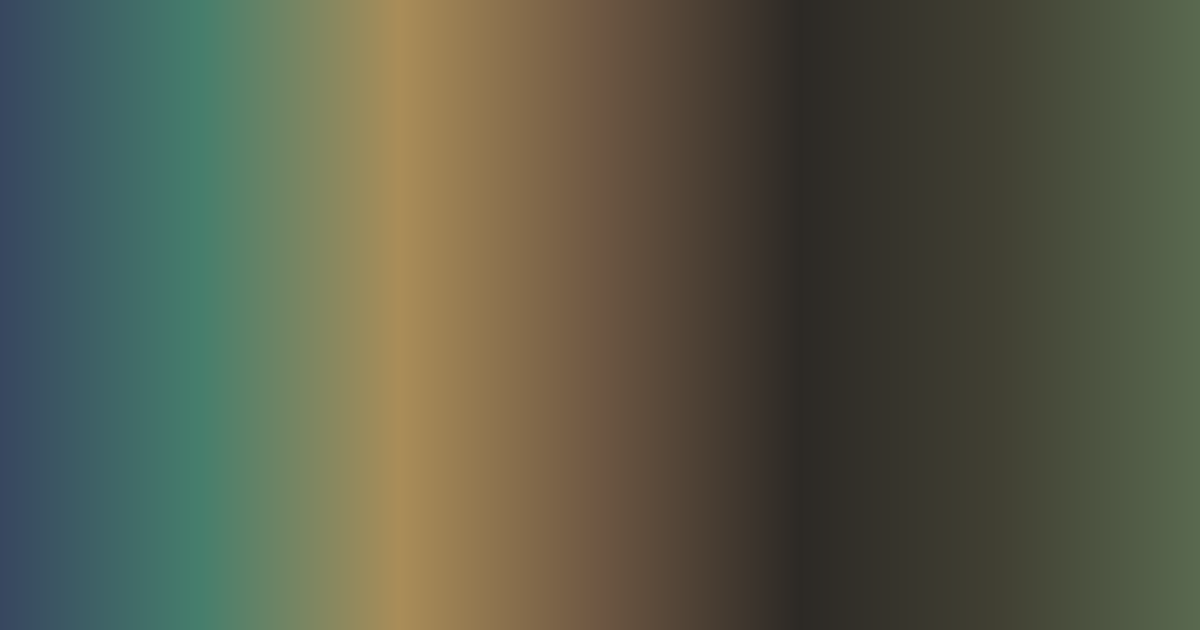 พาเลตต์สีกรมท่า เขียว น้ำตาล และเทา