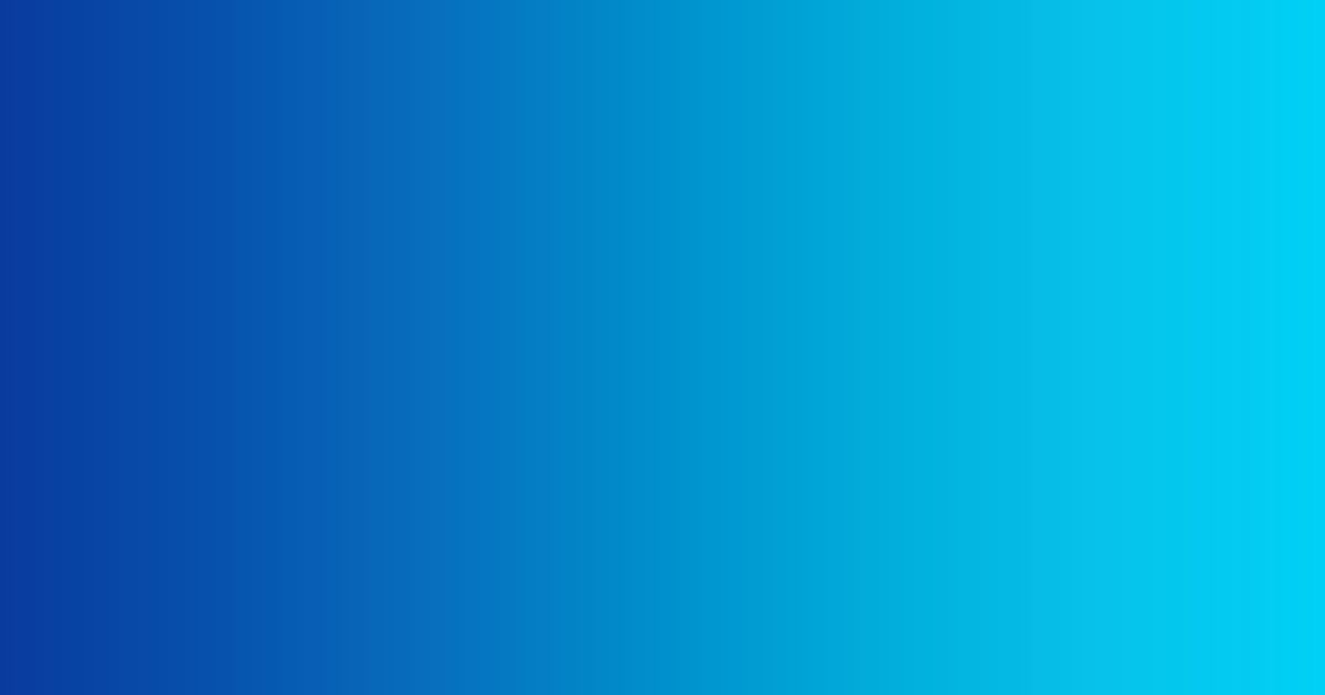Vivid monochrome blue to light blue color palette