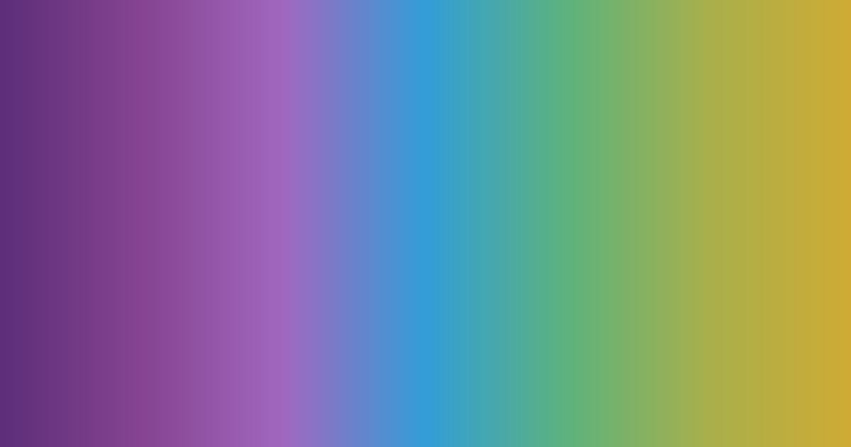 Morado, azul, verde y mostaza: paleta de colores