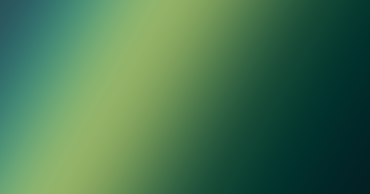 Analogous teal, green and black color palette