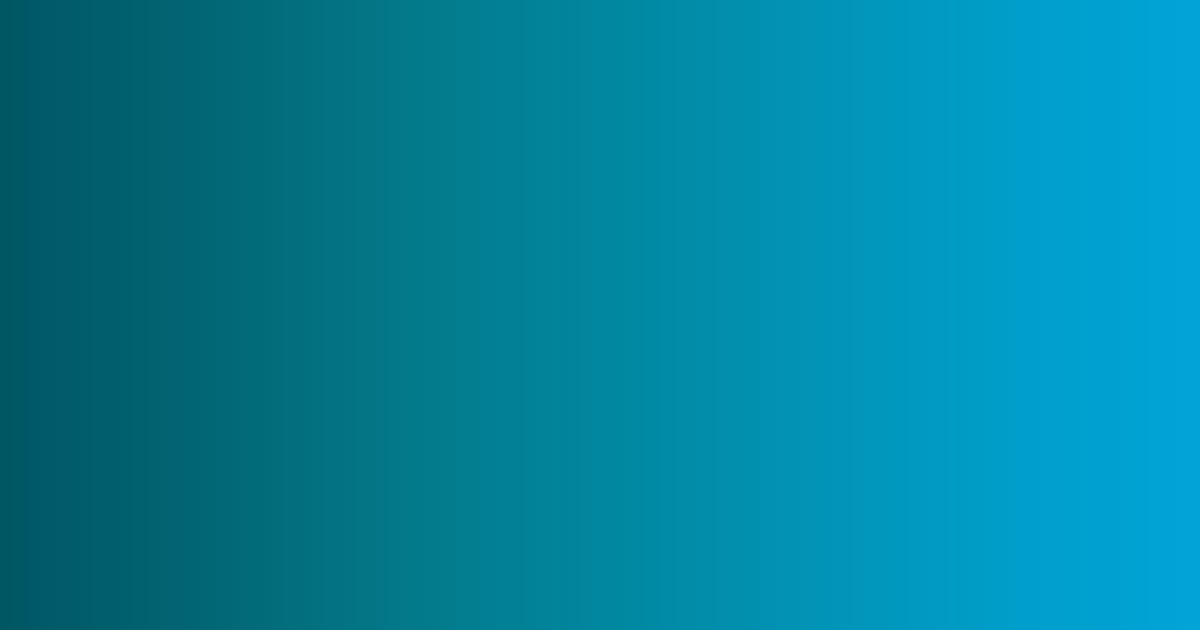 De verde azulado a azul (análogos): paleta de colores