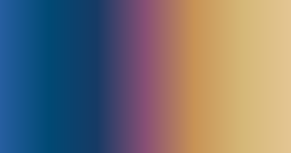 Tritone blue, purple and tan color palette