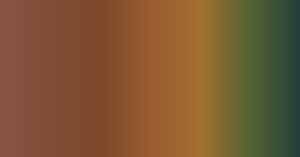 Tritone brown, olive and dark green color palette
