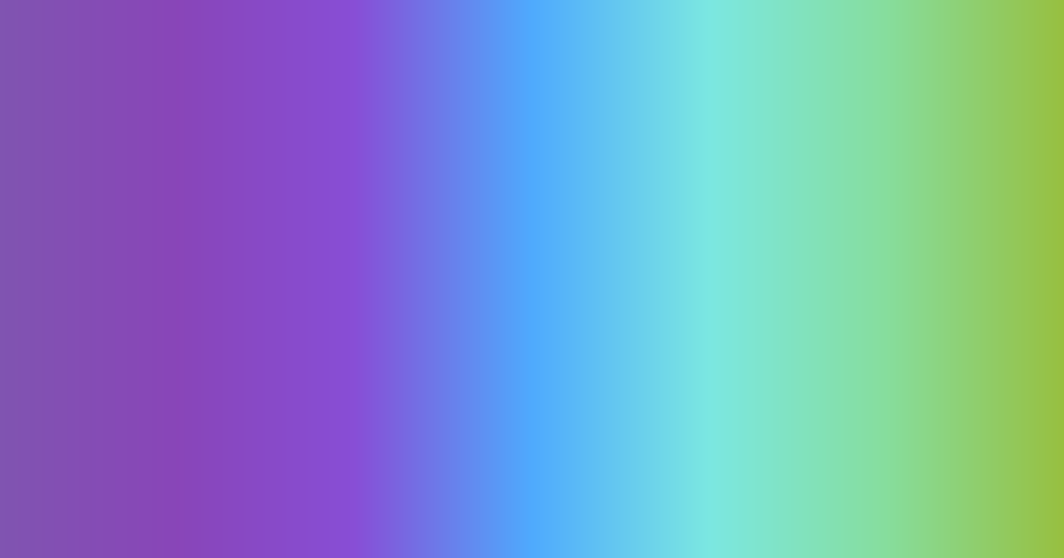 Farbpalette Dreifarbiges Violett, Hellblau und Grün