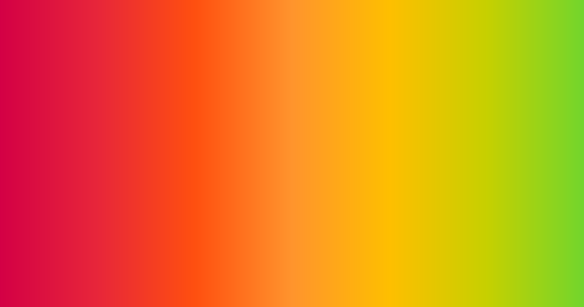 พาเลตต์สีแดง ส้ม และเขียวโทนนีออน