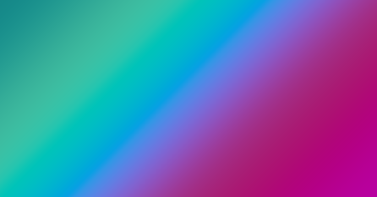Farbpalette Kräftiges Türkis, Blau, Magenta und Violett