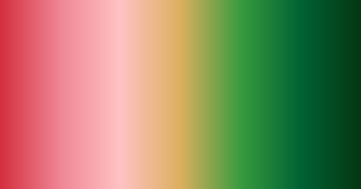 Farbpalette Rosa, Pfirsich, Grün und Dunkelgrün