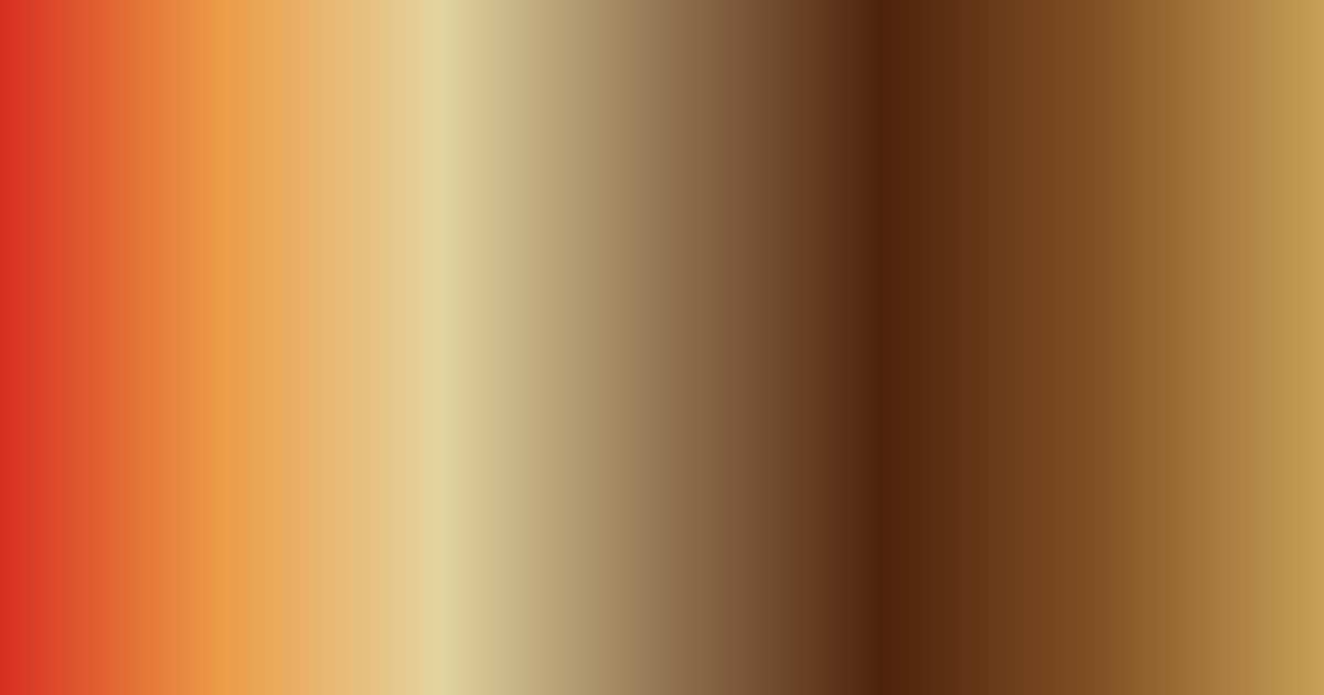 Orange, fauve et marron (analogues), palette de couleurs