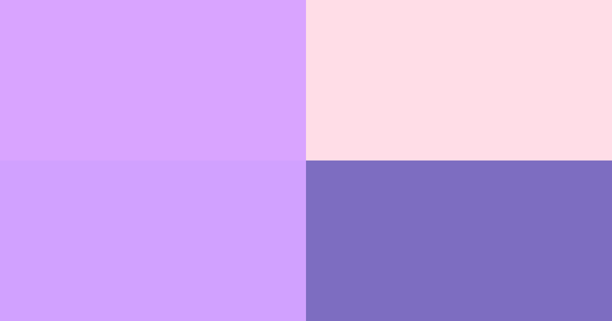 Morado y rosa (análogos): paleta de colores