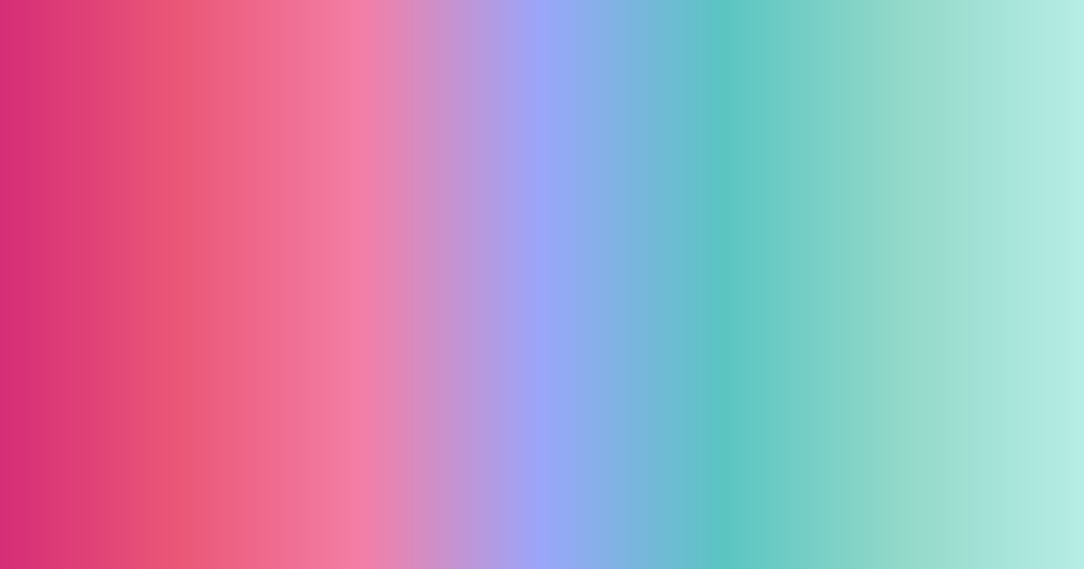 Rose, lavande, bleu canard et bleu clair, palette de couleurs