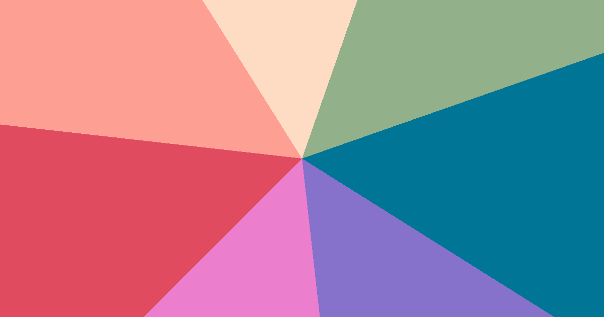 Rainbow color palette