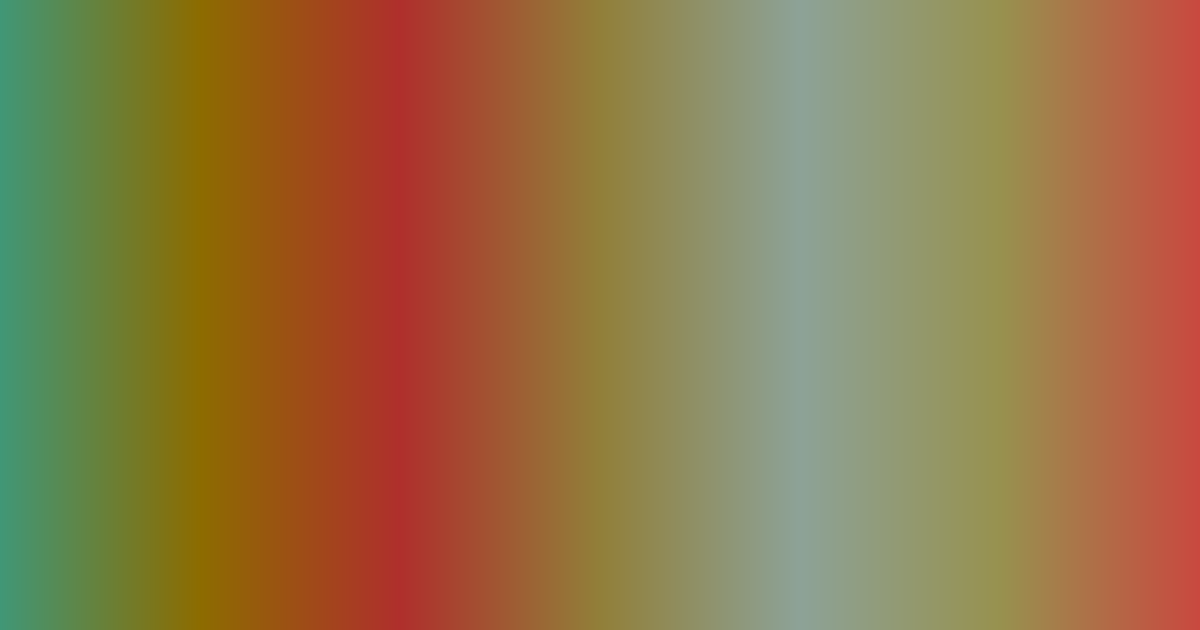 Green, red, gray and brown color palette