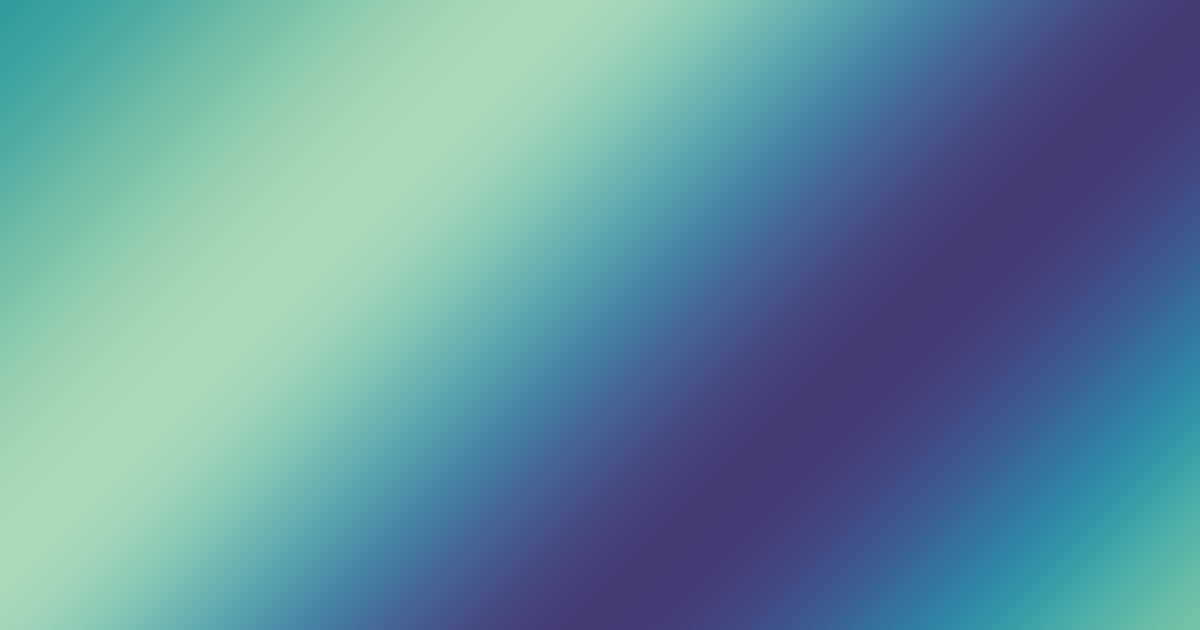 Cool teal, green, blue and purple color palette