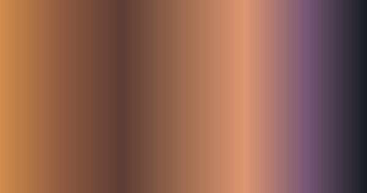 Fauve, marron, saumon et noir, palette de couleurs