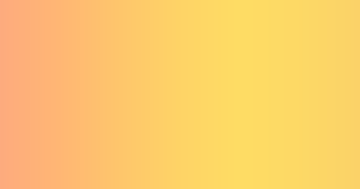 Pastel analogous peach, tan and yellow color palette