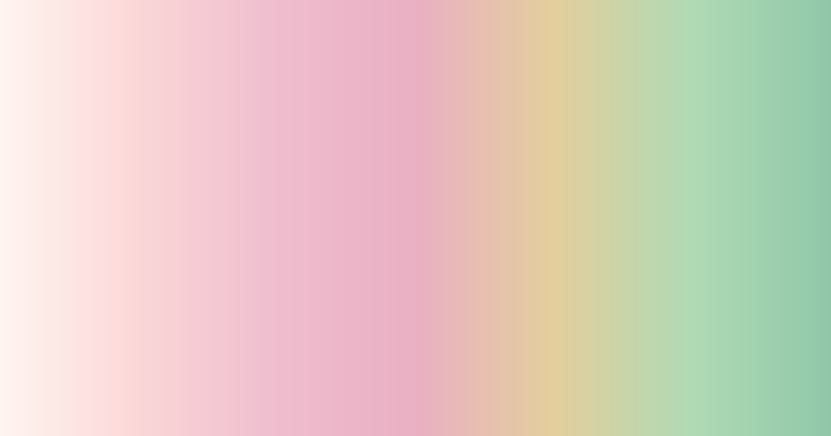 De rosa a verde en tonos pastel: paleta de colores