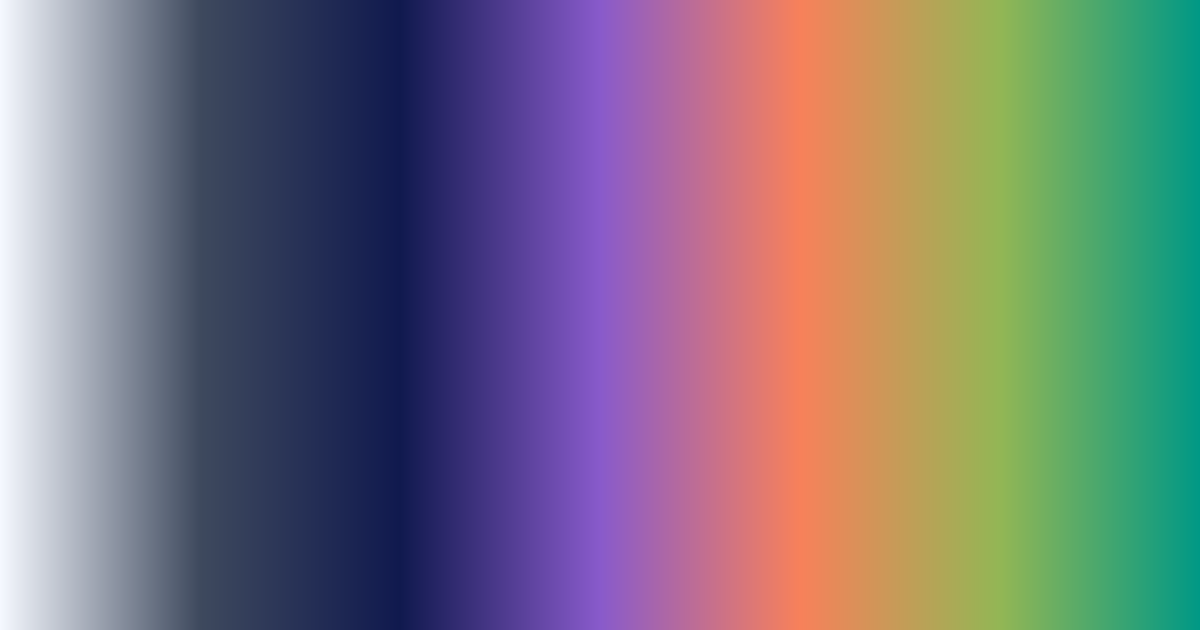 Farbpalette Gedecktes Regenbogenspektrum von Weiß bis Grün