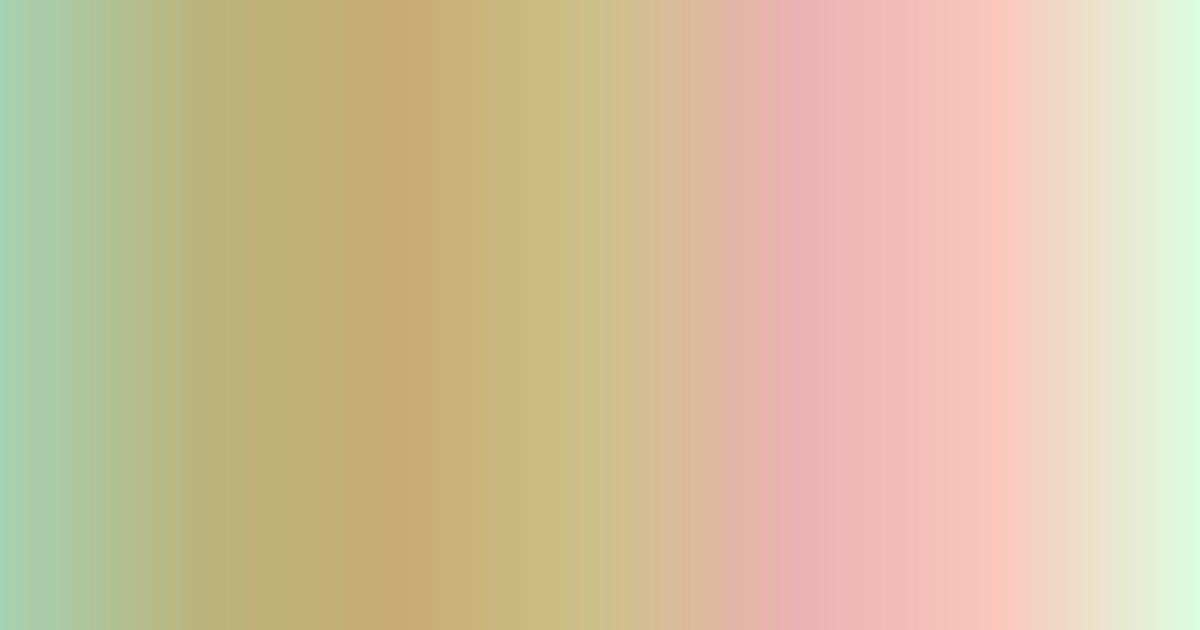 Farbpalette Grün, Gelbbraun, Rosa und Beige in Pastell