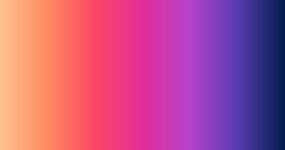 Vivid peach, pink, purple and navy color palette