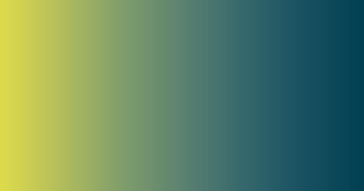 Yellow, teal and navy color palette